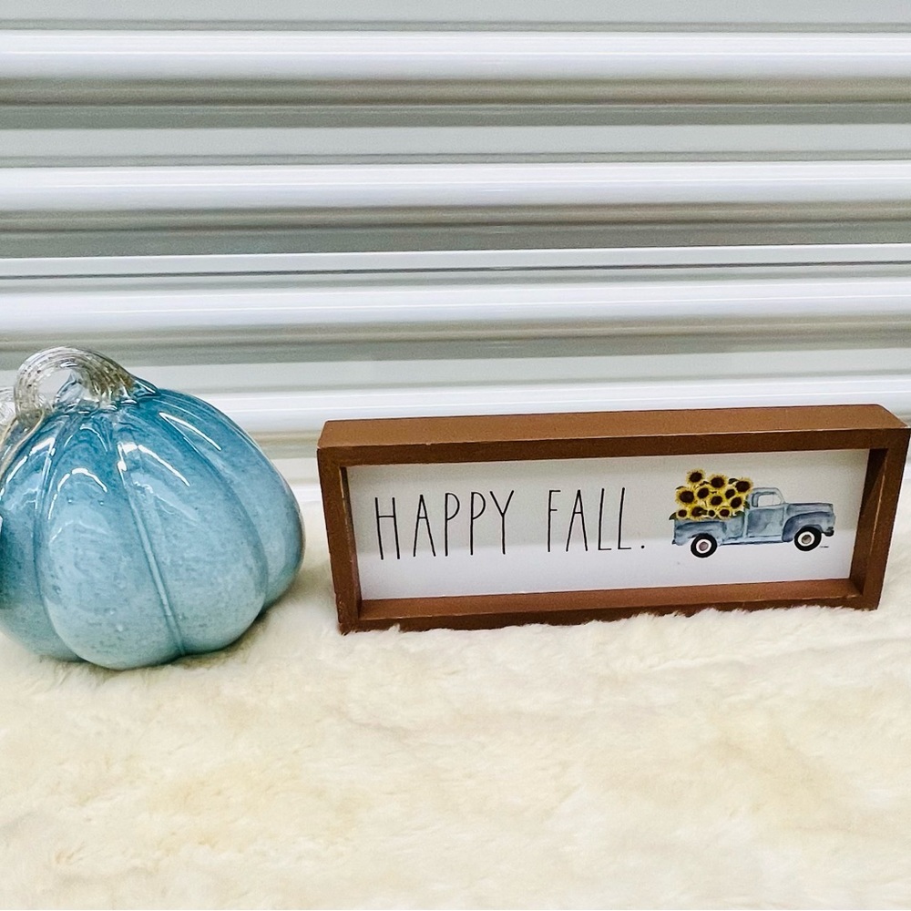 NWT Rae Dunn Happy Fall Sign